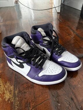 Nike Men’s High-Top Athletic Shoes Jordan 1 retro court purple